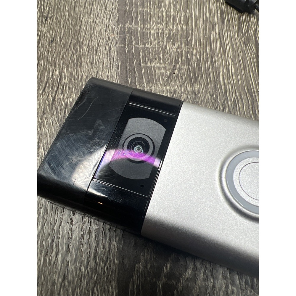 RING VIDEO DOORBELL 2ND GEN 2021 With Charging Cord Tested Working! - Picture 4 of 9
